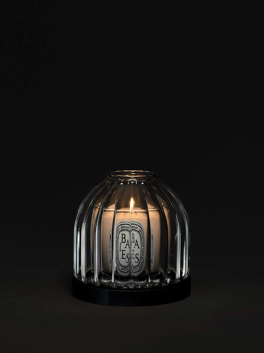 RIBBED CANDLE HOLDER FOR MINI CANDLES