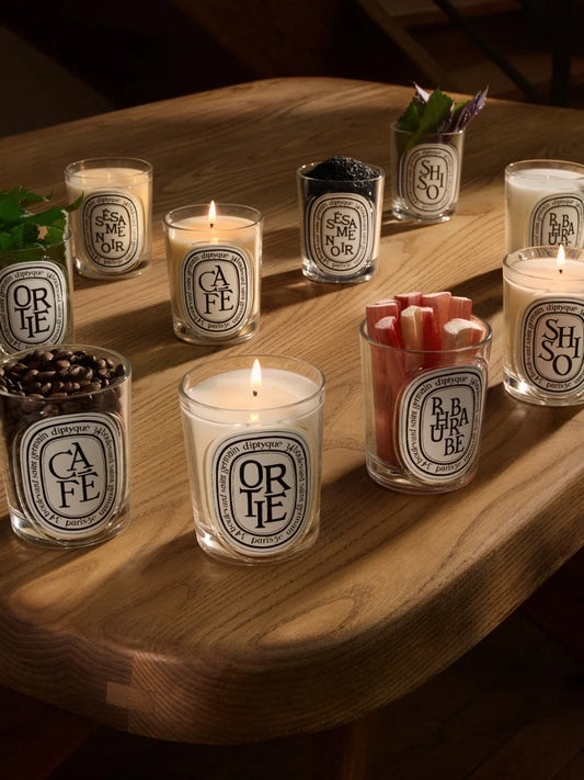 SET OF 5 MINIATURE CANDLES PRE-COMPOSED - 1.2 OZ