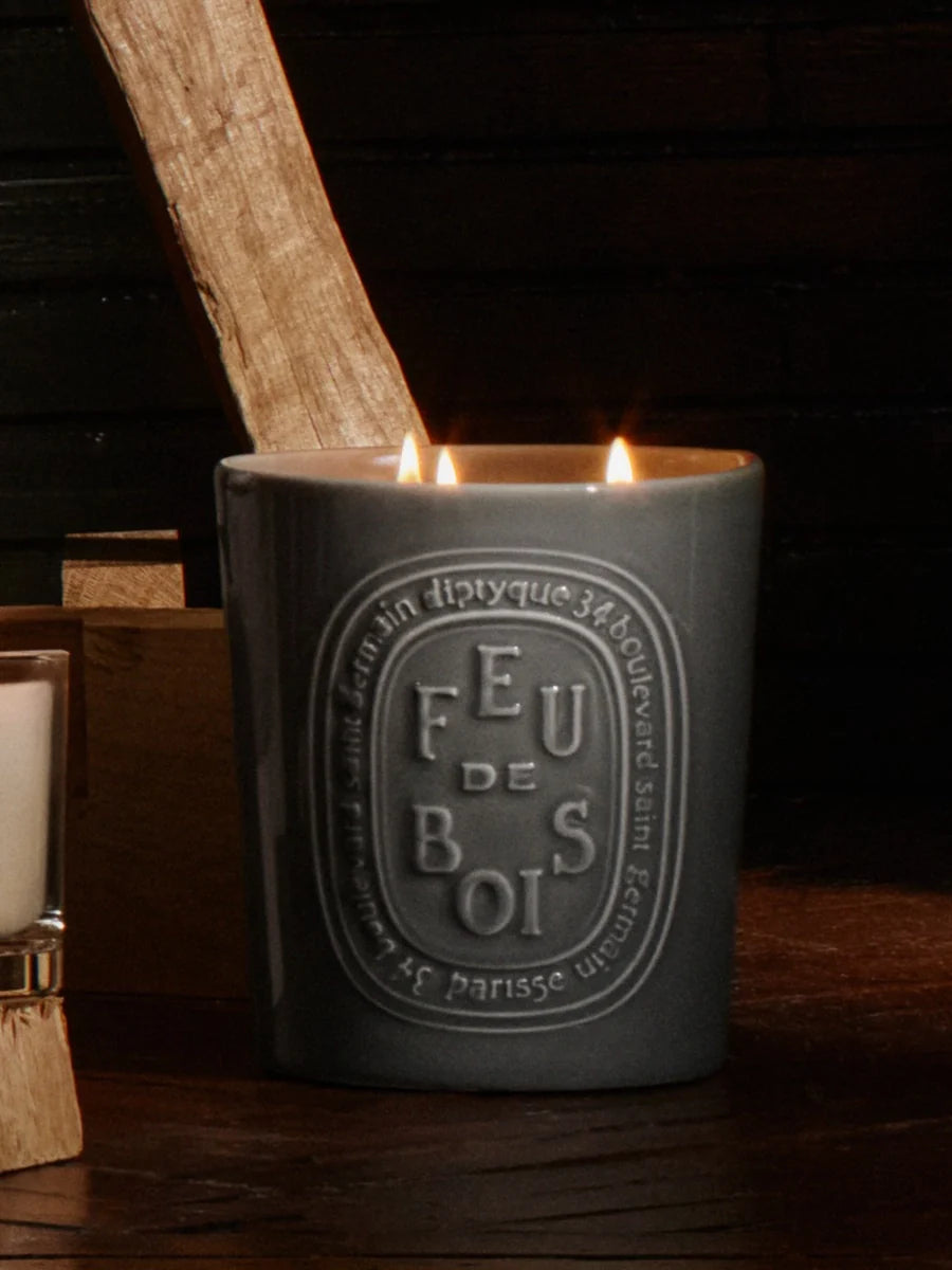 FEU DE BOIS (WOOD FIRE) LARGE CANDLE - 21.2 OZ