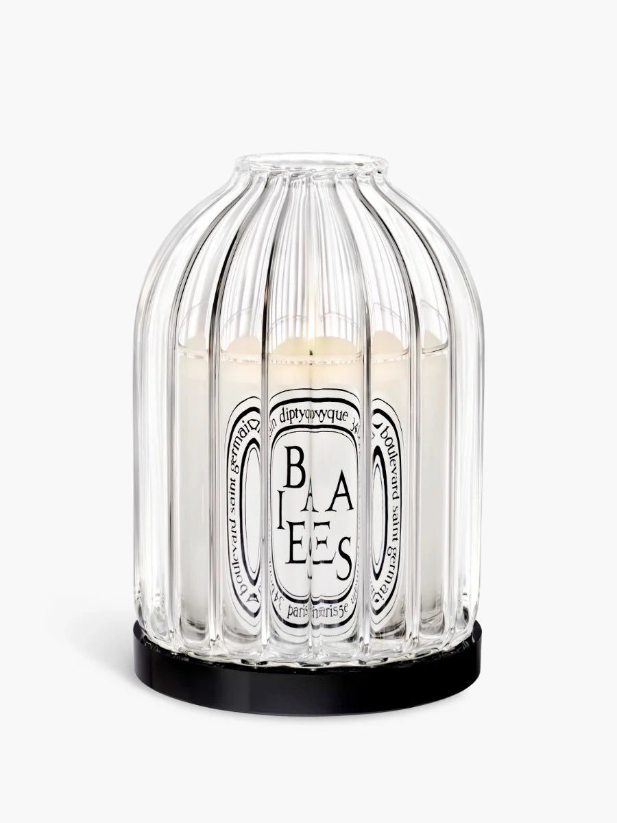 RIBBED CANDLE HOLDER FOR CLASSIC CANDLES