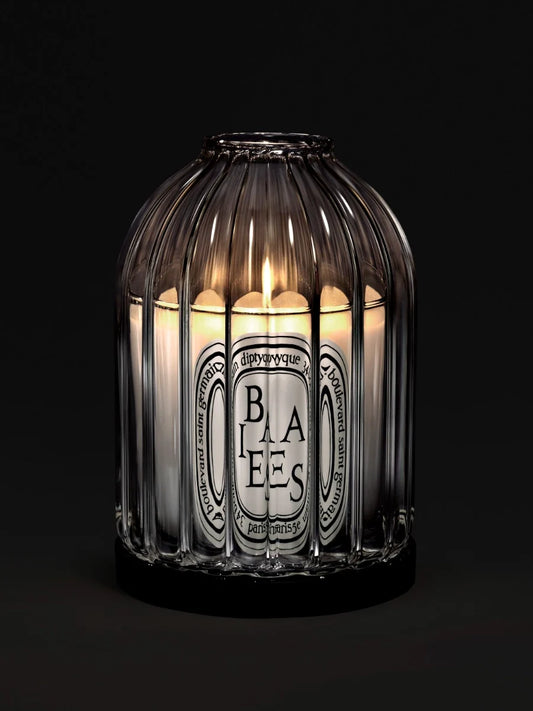 RIBBED CANDLE HOLDER FOR CLASSIC CANDLES