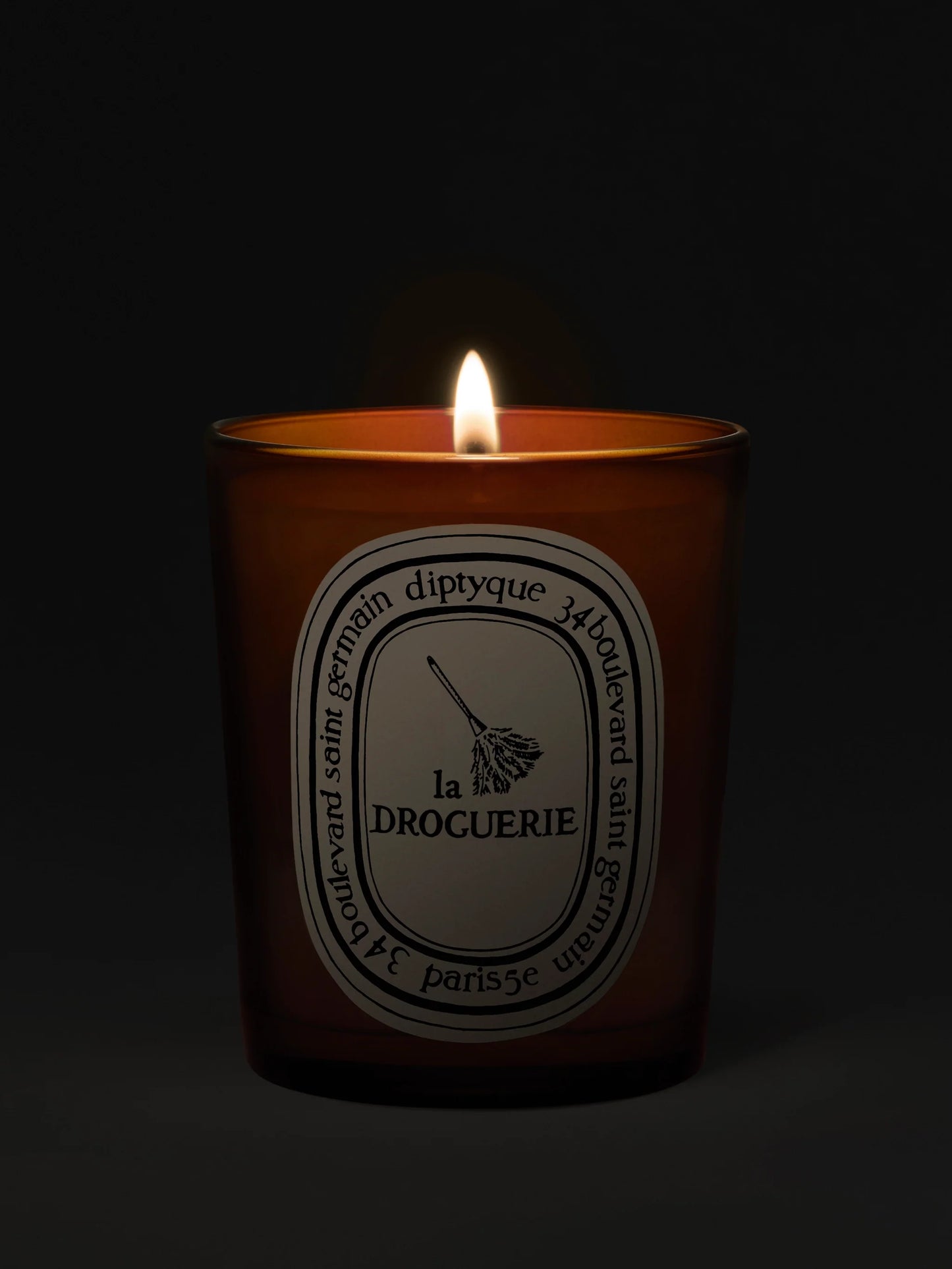 LA DROGUERIE ODOR REMOVING CANDLE WITH BASIL CLASSIC - 6.7 OZ