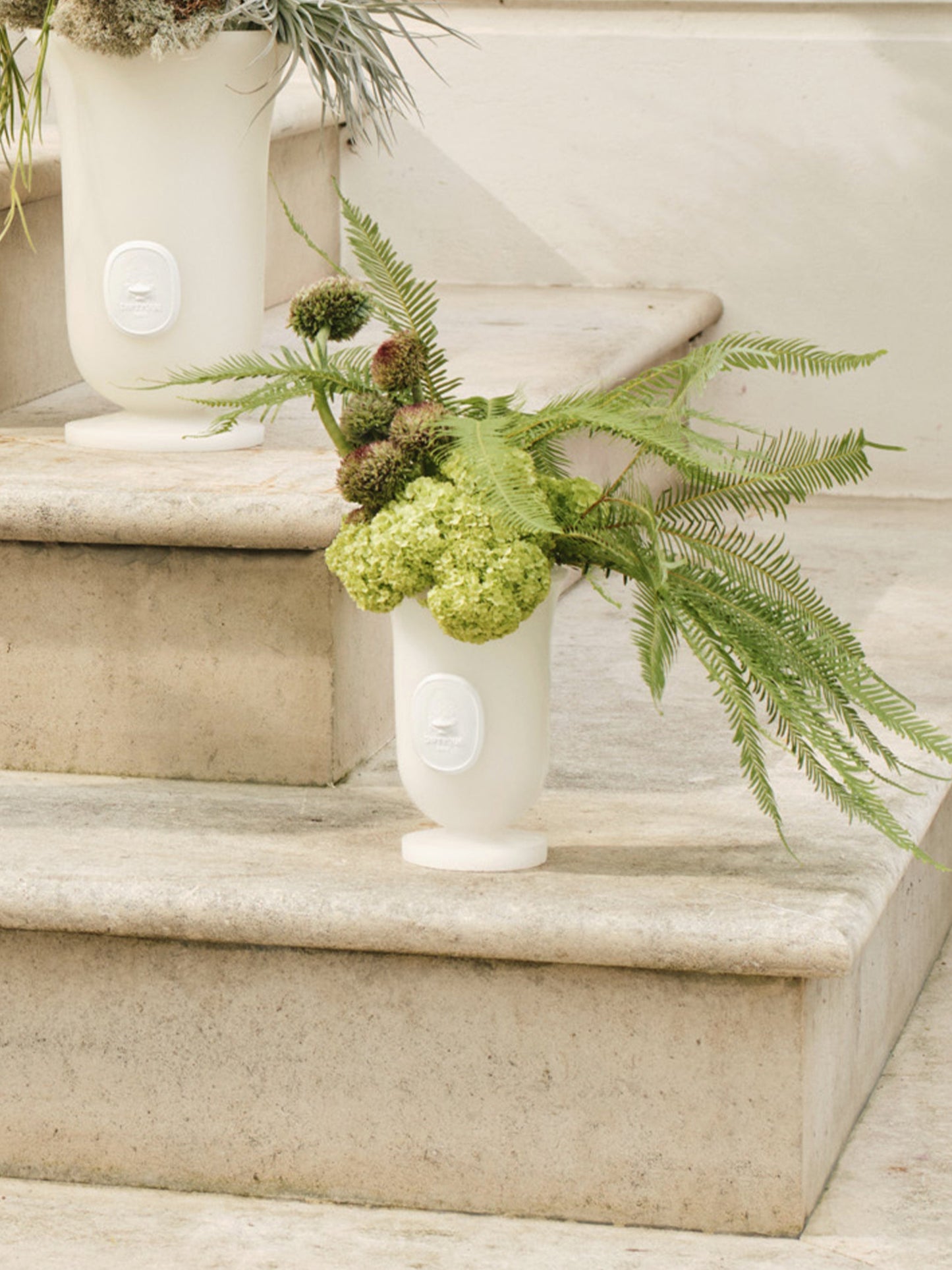 White Medicis vase - Small