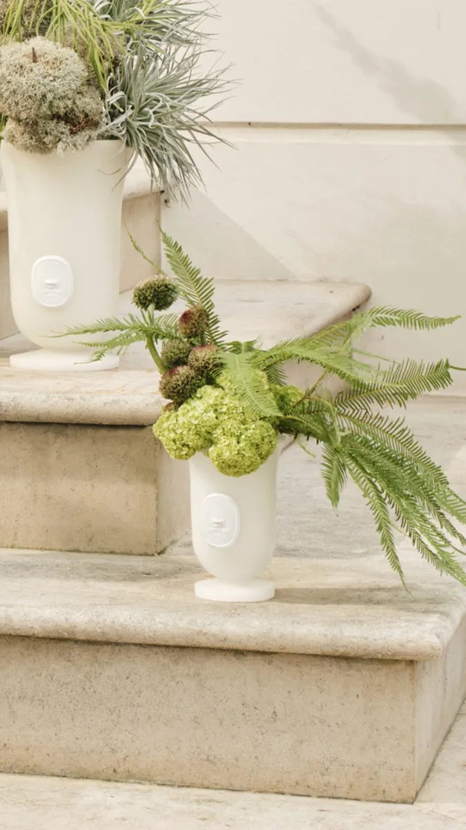 White Medicis vase - Small